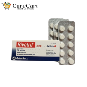 Rivotril 2mg for effective anxiety and seizure relief. High-quality medication available for secure purchase at CureCart.