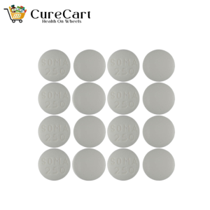 Soma 250mg for effective muscle pain relief. Fast-acting and trusted medication for muscle spasms. Buy securely at CureCart for fast delivery.