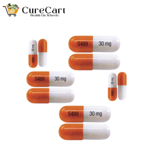 Vyvanse 30 mg capsules – ADHD treatment for improved focus and impulse control. Buy online at CureCart with fast shipping.
